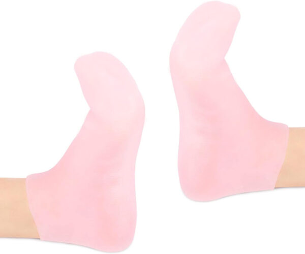 silicone socks - 1 Pair Silicone Moisturizing Gel Heel Socks - Silicone Heel Pad For Foot Care - Multi-purpose Unisex Socks - Image 8