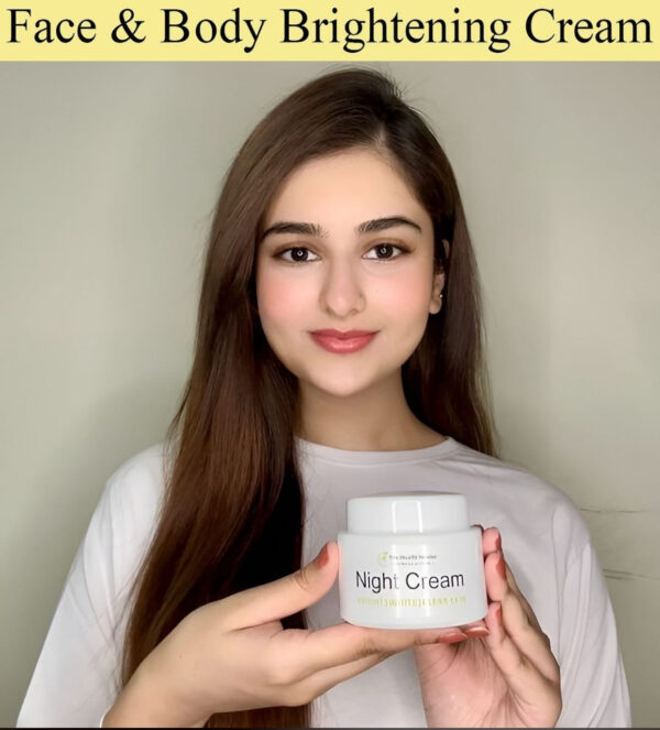 Night cream - Creams for face whitening - makeup -Night cream whitening for girls - Night cream for men - Image 3