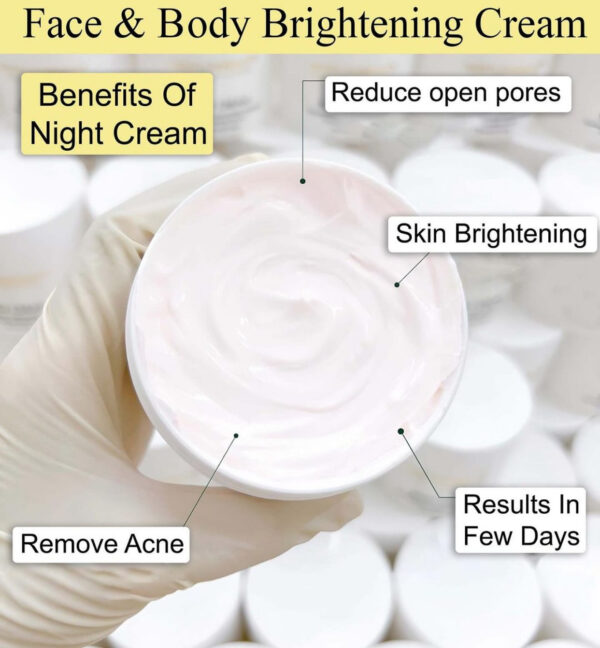 Night cream - Creams for face whitening - makeup -Night cream whitening for girls - Night cream for men - Image 5