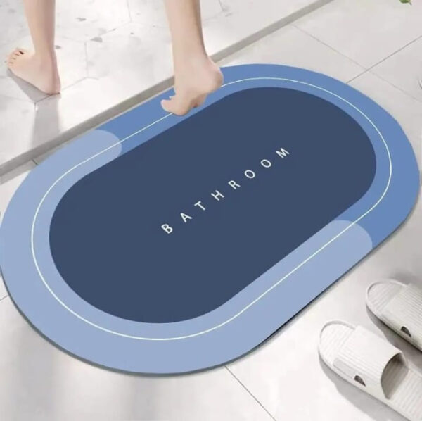 Super Water Absorbent Non-Slip Bath Mat Floor Mat for Bathroom Shower Room Tub Entrance Kitchen - bath room mat - room mat - floor mat - - Image 4