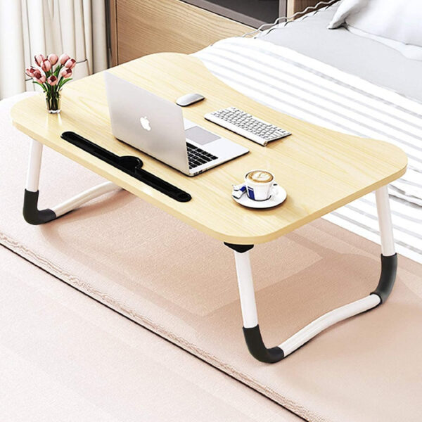 New Wood Portable Laptop Table Foldable Dormitory Bed Laptop Desk Book R Children Study Table , laptop table , foldable wooden table - Image 10