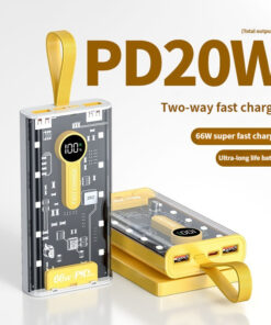 Original 20000 mAh 66W Power Bank Punk Power Bank Large Capacity