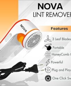 Lint Remover | Nova Electric NLR-208 | Rotary Sharp Blades for Wool & Fabric Care