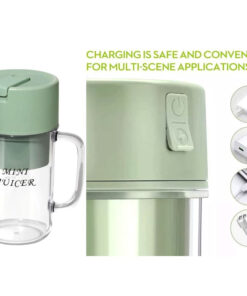 Crusher Juicer 2 In 1 Mini Portable USB Rechargeable High Quality 6 Blades
