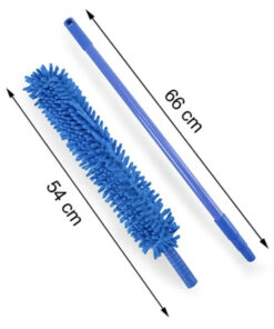 Flexible Micro-Fiber Duster With Telescopic Stainless Steel Handle for Fan Cleaning Specially