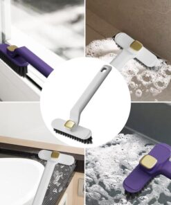 Multi-Function Rotating Crevice Cleaning Brush, 360° Deep |Clean for Hard-to-Reach Gaps | Ideal for Home, Kitchen & Bathroom