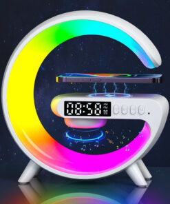 G63 Bluetooth Speaker Atmosphere Light Wireless Charger Bedside Music Wake-Up Light Bluetooth Sound Multiple Light Modes