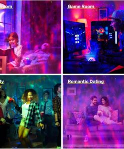 Galaxy Star Projector Lamp with LED Universe Effect & Dual Speakers