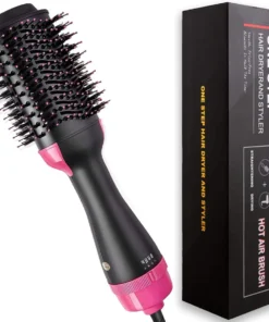One Step Hot Air Brush | 3-in-1 | Dryer, Straightener & Volumizer for Effortless Styling