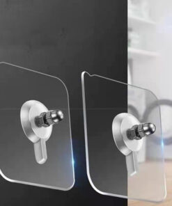 4 PCs Punch Free Screws Hanger Non-Marking Screw Stickers Wall Picture