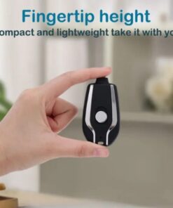 Mini Keychain Power Bank | Ultra-Compact 1500mAh Emergency Charger for Phones & Gadgets