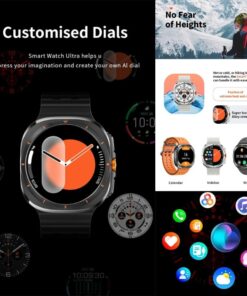 TF7 Ultra Smart Watch | Metal Body, AMOLED Display, Fitness & Health Tracker