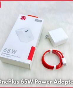 OnePlus 65W Warp Charge Power Adapter with Type-C to Type-C Fast Charging Cable