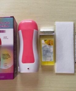 3-in-1 Wax Heater Machine for Hair Removal | Wax Heater Machine + Wax Cartrdige + Wax Strips | Portable Cartridge Wax Warmer with Epilators