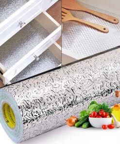 Marble Sheet Sticker | Silver Foil | 60 x 200 cm