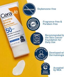 CeraVe 4-in-1 Skincare Kit – Cleanser, Serum, Sunblock & Night Cream