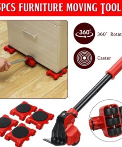 5-in-1 Heavy Furniture Mover Tool Set | Lifter & Roller Kit