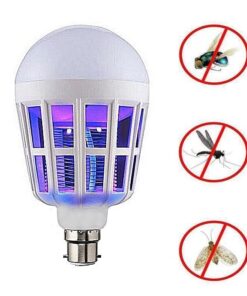 2-in-1 LED Mosquito Killer Bulb | 15W Insect Zapper Light | Silent, Odorless, Energy Saving