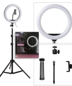 Ring Light 10 Inches + Right Light Stand 7 Ft | Best for Photography & Video