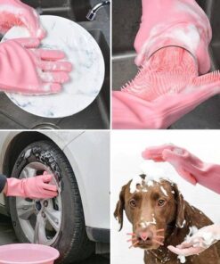 Re-useable Washing Gloves for Kitchen, Bathroom, Car, Pet and Multipurpose Cleaning